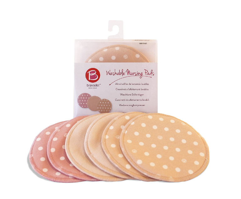 washable and reusable nursing pads